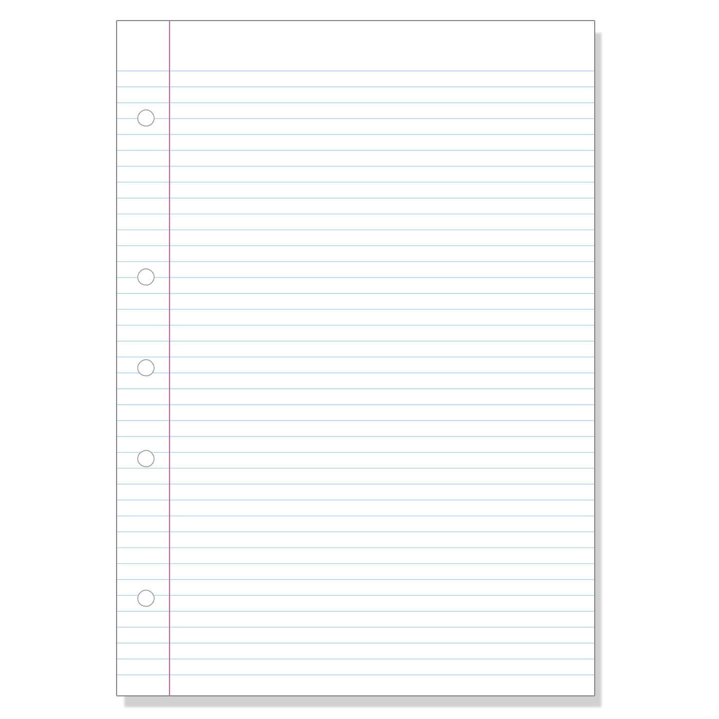 WARWICK PAD 7B8 LECTURE 75 LEAF RULED 7MM A4 Page View