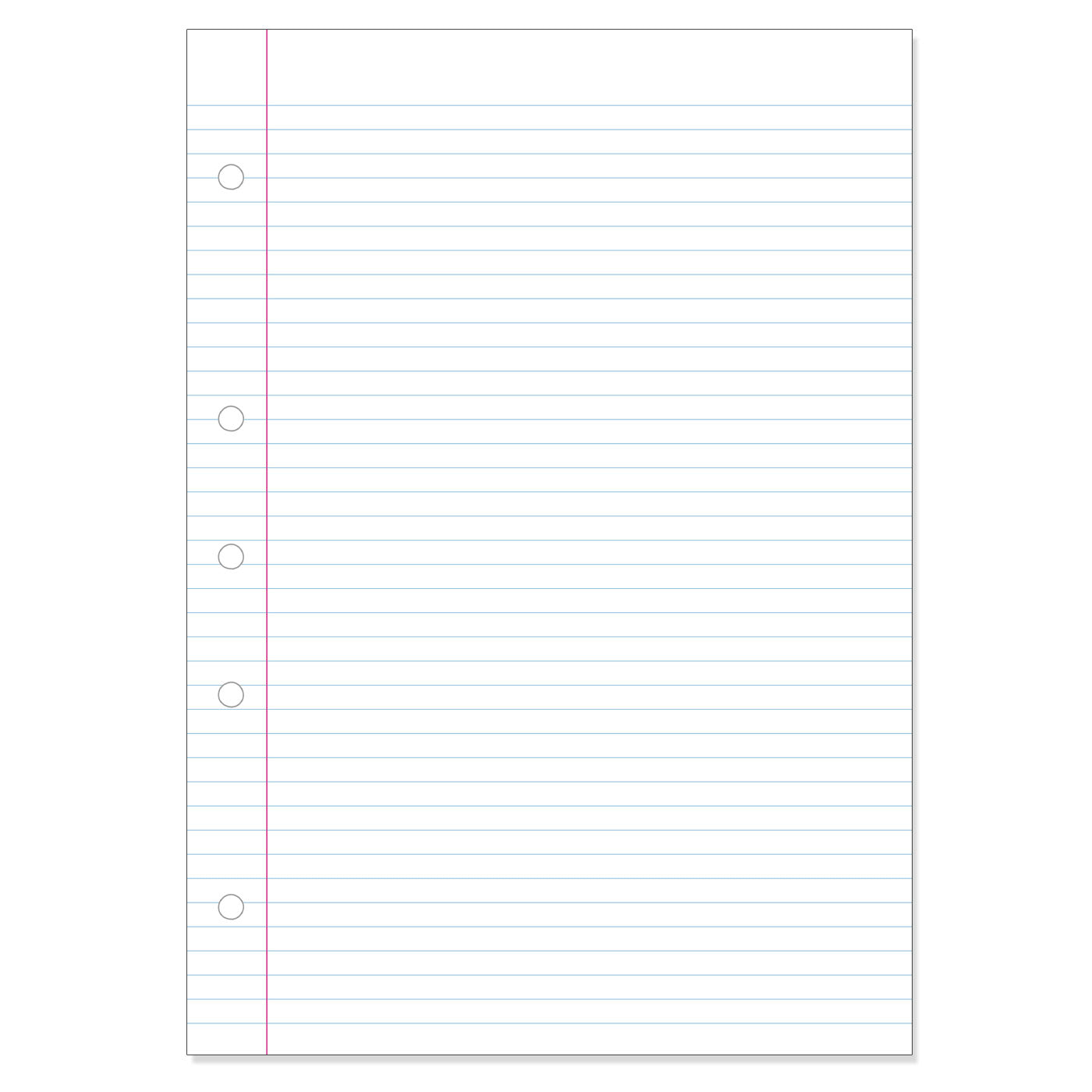 Warwick A4 Value Pad Ruled 7mm 200 Leaves