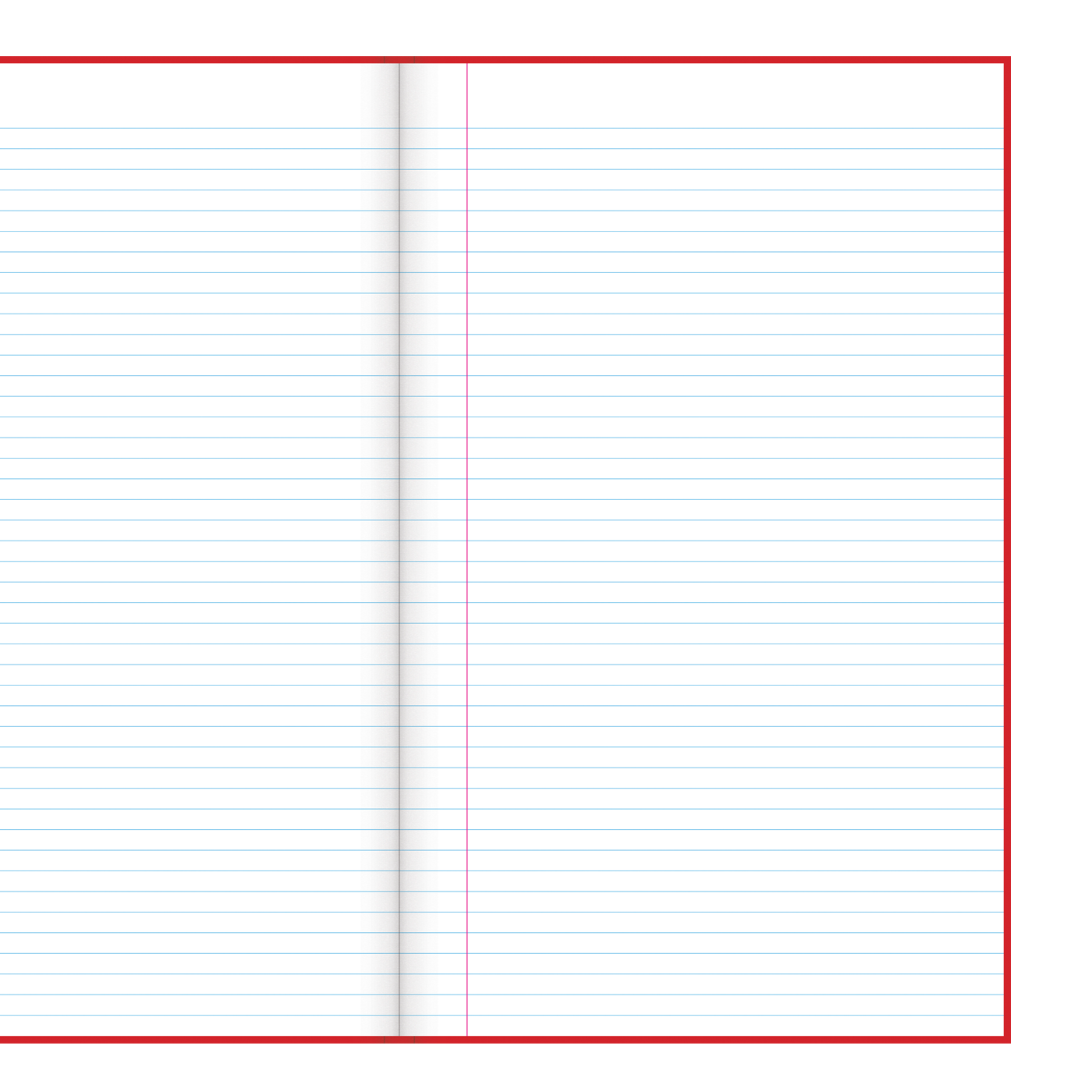 Warwick 2B6 Lecture Book Hardcover 94 Leaf A4 Ruled 7mm Foolscap 330 x 205mm