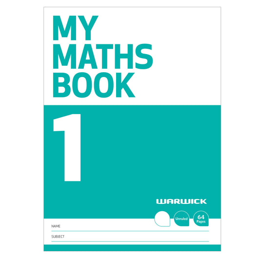 Warwick My Maths Book 1 Unruled