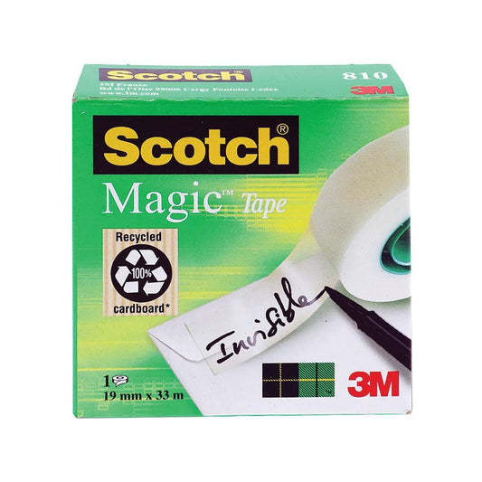 3M Scotch Magic Tape Matte-Finish Write-On 19mm x 33m