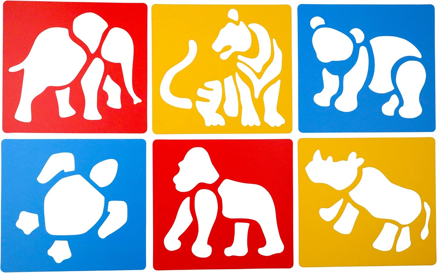 Anthony Peters, Endangered Animals Stencils, Washable Stencils, Educational Stencil Set, Kids Craft Tools, Reusable Animal Stencils, Eco Education, Wildlife Art for Kids, Creative Learning, Early Years Activities

