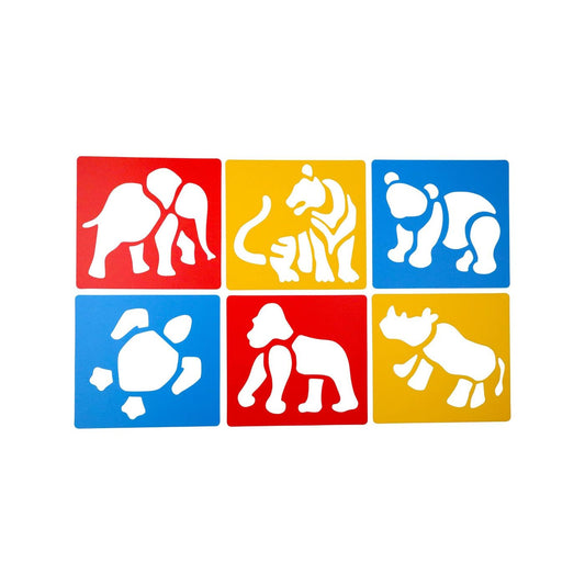 Anthony Peters, Endangered Animals Stencils, Washable Stencils, Educational Stencil Set, Kids Craft Tools, Reusable Animal Stencils, Eco Education, Wildlife Art for Kids, Creative Learning, Early Years Activities

