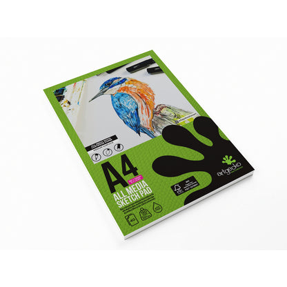 Artgecko Pro All Media Sketchpad A4 40 Sheets 150gsm White Paper