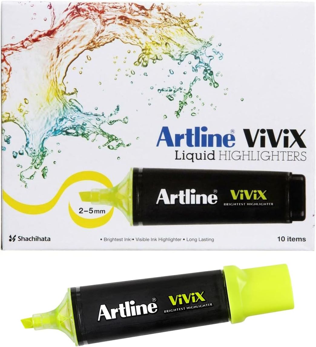 Artline Highlighter ViViX Chisel Tip Yellow