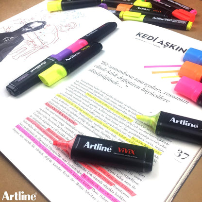 Artline Highlighter ViViX Chisel Tip Yellow