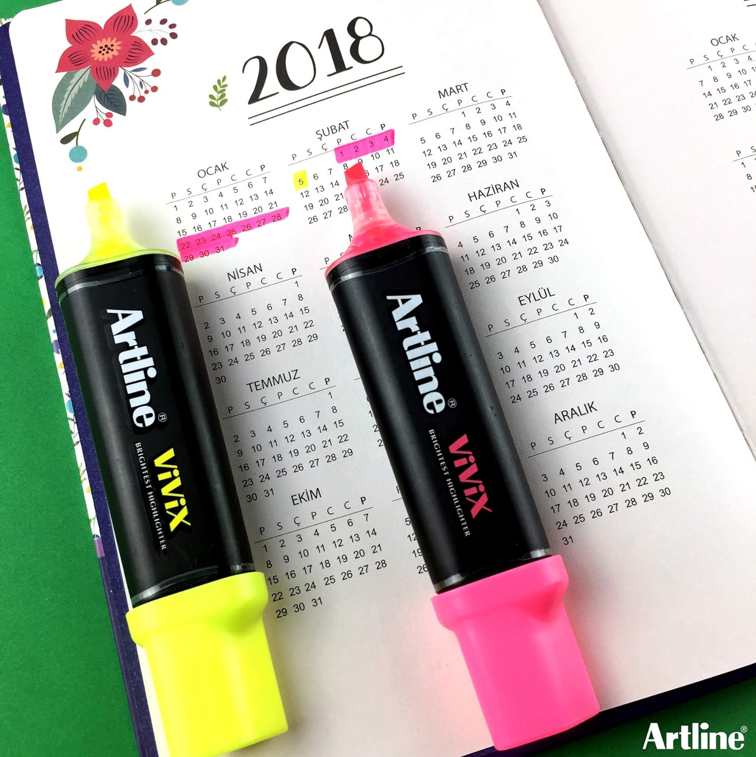 Artline Highlighter ViViX Chisel Tip Yellow