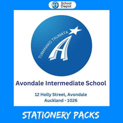 Avondale Intermediate Stationery Pack
