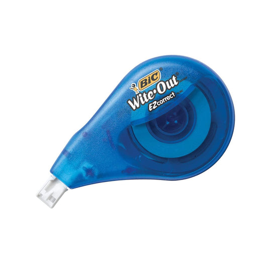 BIC Correction Tape Wite Out 4.2mm x 12m Assorted