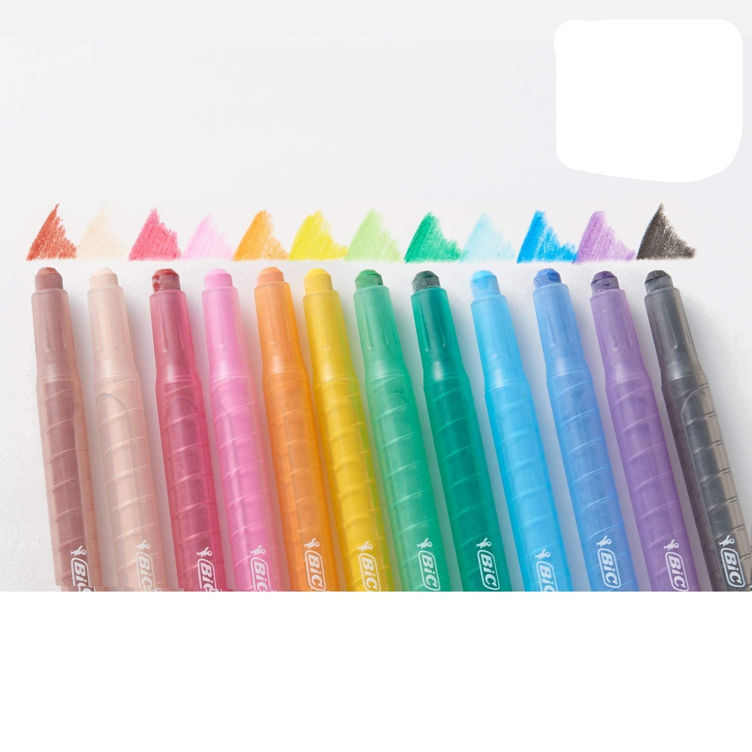 BIC Kids Twistable Crayons Turn and Colour 12 Pack