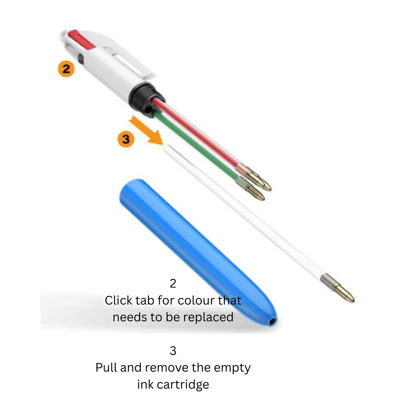 Bic Ballpoint Pen 4 Colour Original Medium Tip