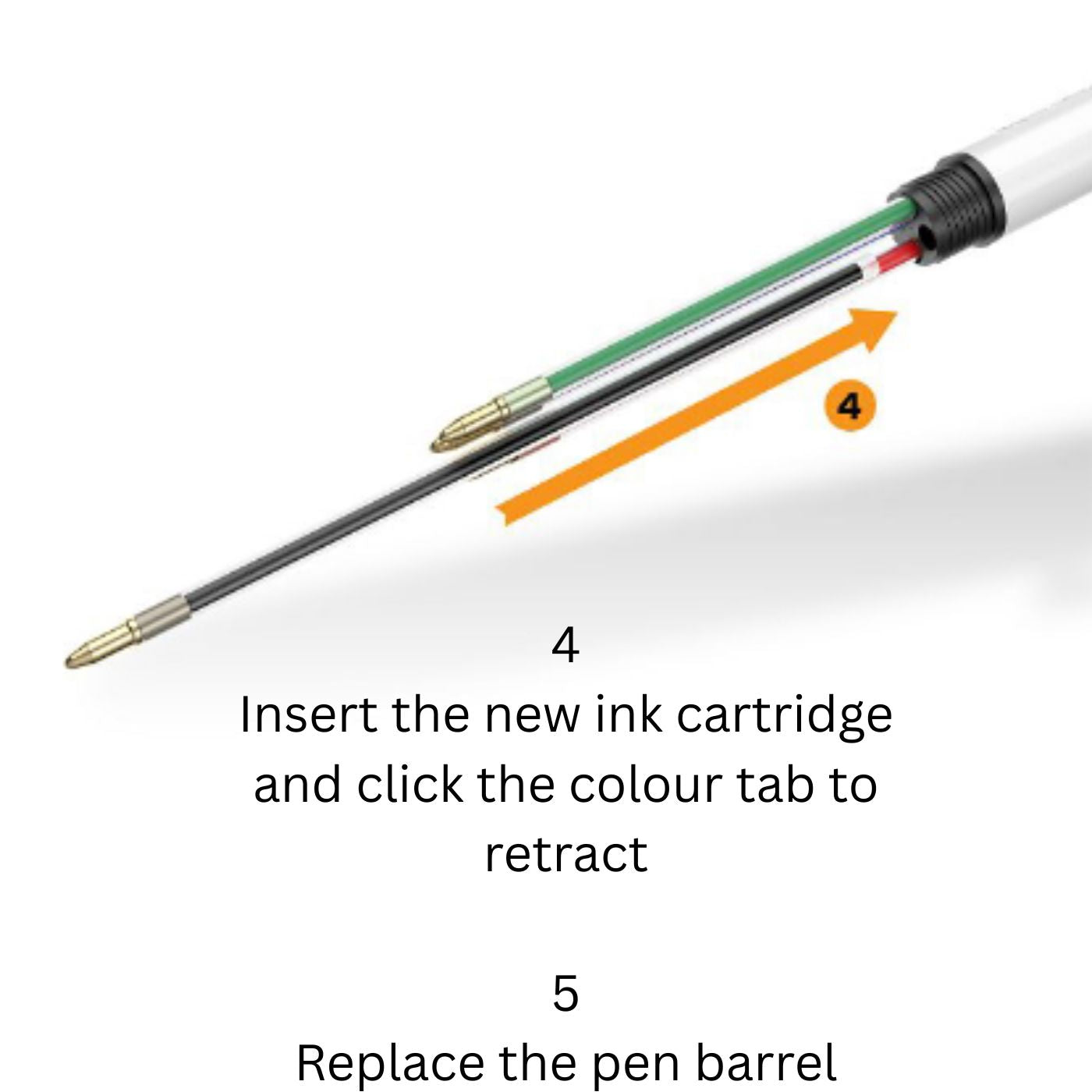 Bic Ballpoint Pen 4 Colour Original Medium Tip