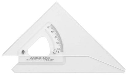 Blundell Harling Set Square Adjustable Acrylic Angle Line 25cm