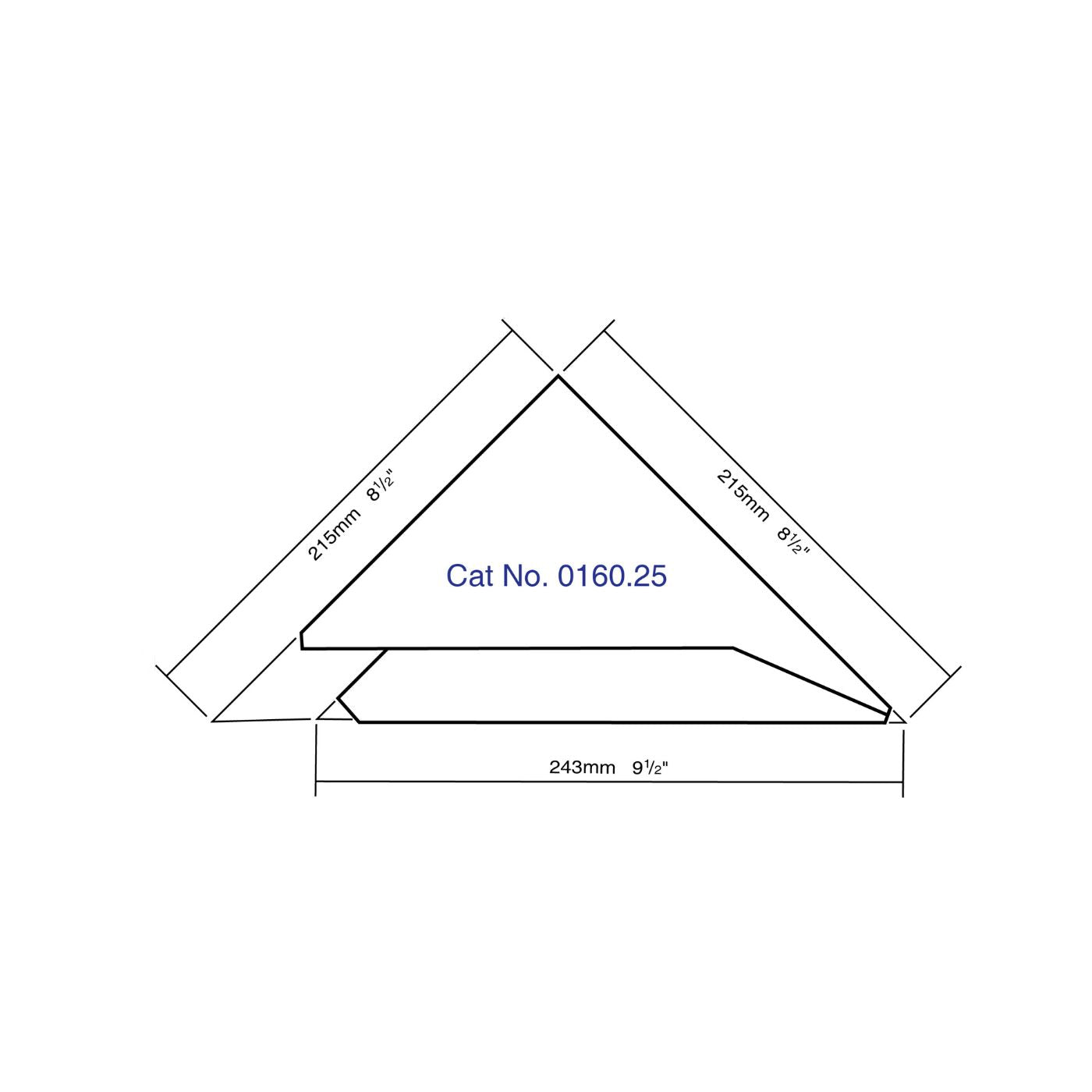 Blundell Harling Set Square Adjustable Acrylic Angle Line 30cm