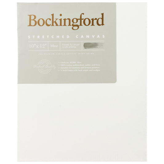 Bockingford Canvas 3/4 Inch 10x12" – Premium 10oz Stretched Artist Canvas