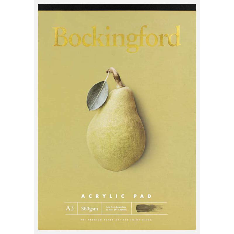Bockingford Pad for Acrylic Painting A3 360gsm 12 Leaf