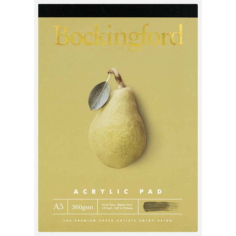Bockingford Pad for Acrylic Painting A5 360gsm 12 Leaf