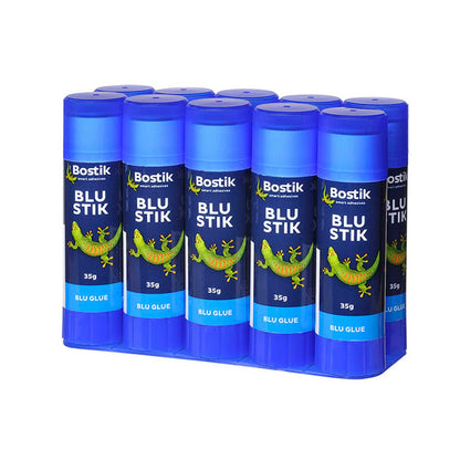 Bostik School Glue Stick Blu Stik Jumbo Blue 35g