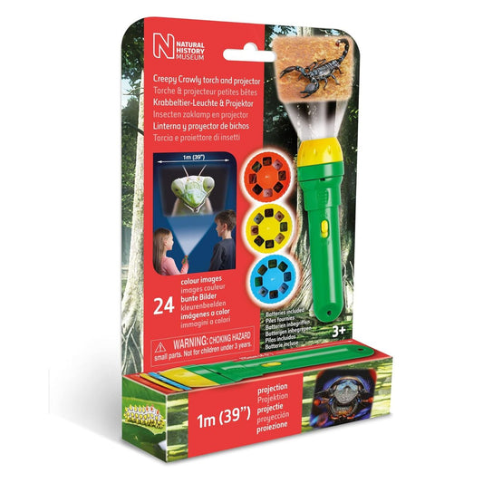 Brainstorm Toys NHM Torch & Projector 24 Images Creepy Crawly