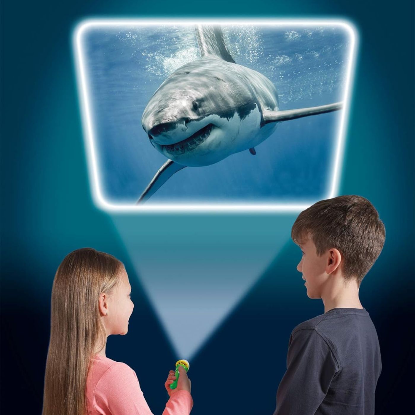 Brainstorm Toys NHM Torch & Projector 24 Images Sea Creatures