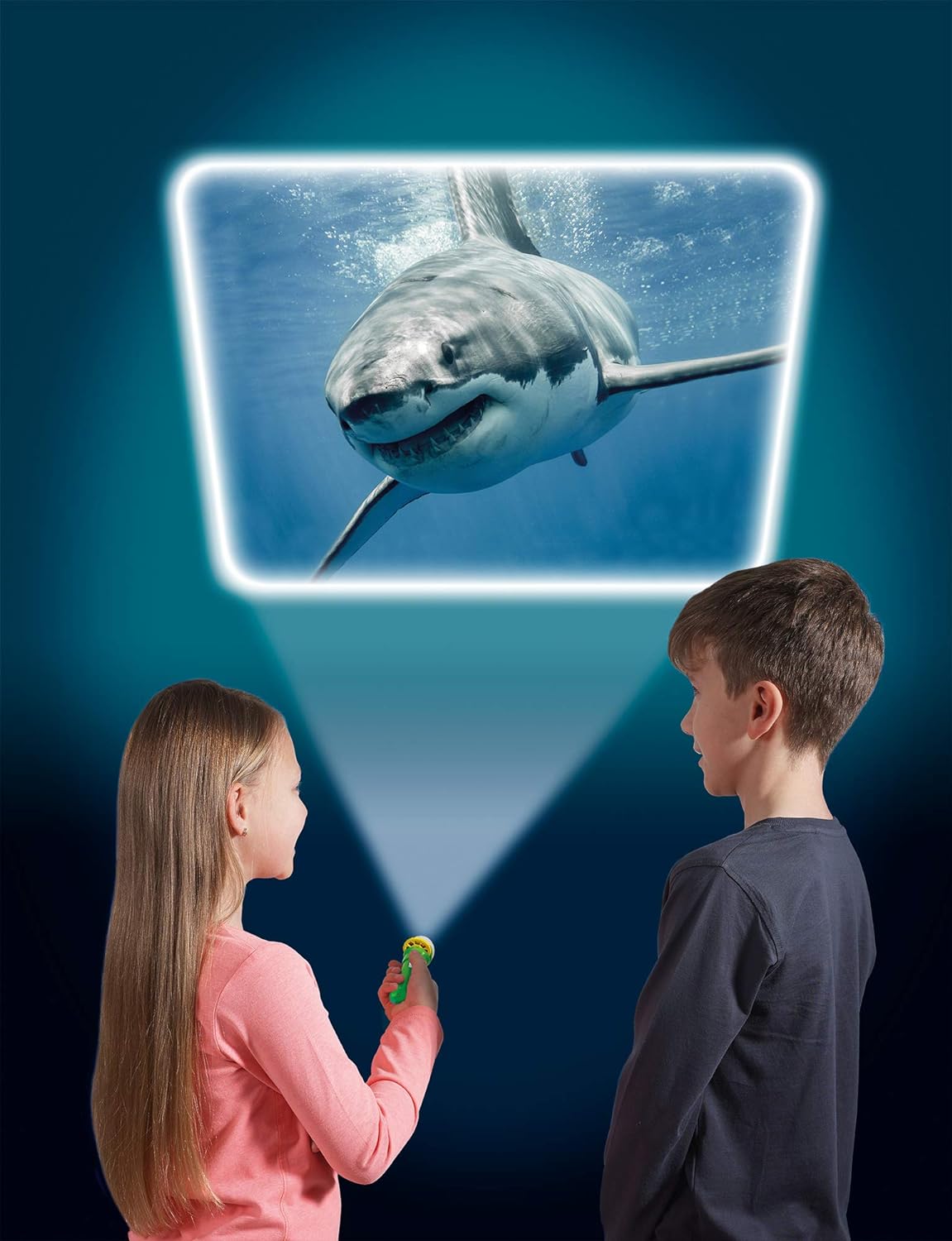 Brainstorm Toys NHM Torch & Projector 24 Images Sea Creatures