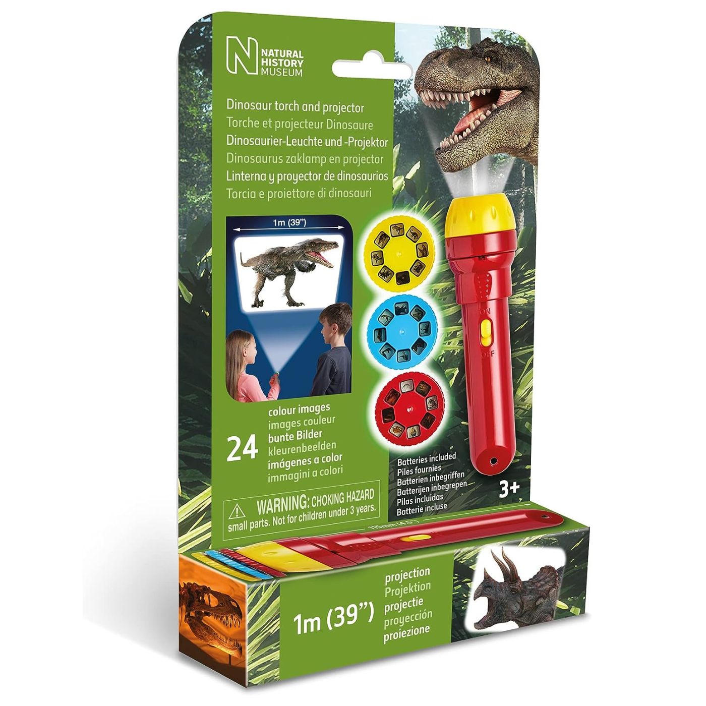 Brainstorm Toys NHM Torch & Projector 24 Images Sea Dinosaur