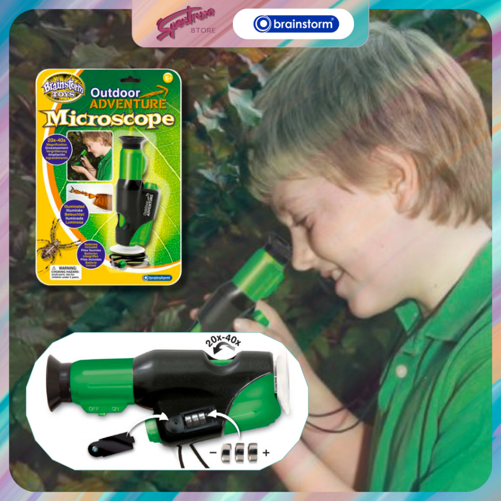 Brainstorm Toys Outdoor Adventure Hand-Held Telescope 40 x Magnification