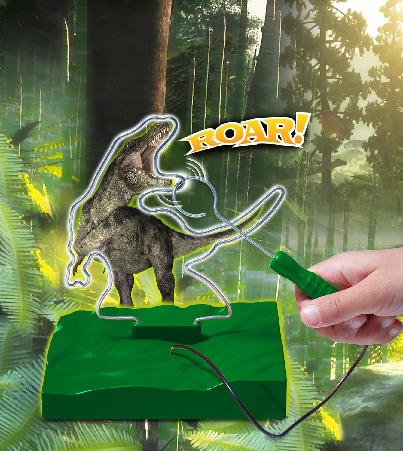 Brainstorm Toys The Natural History Museum 2 in 1 T-Rex Buzz Wire