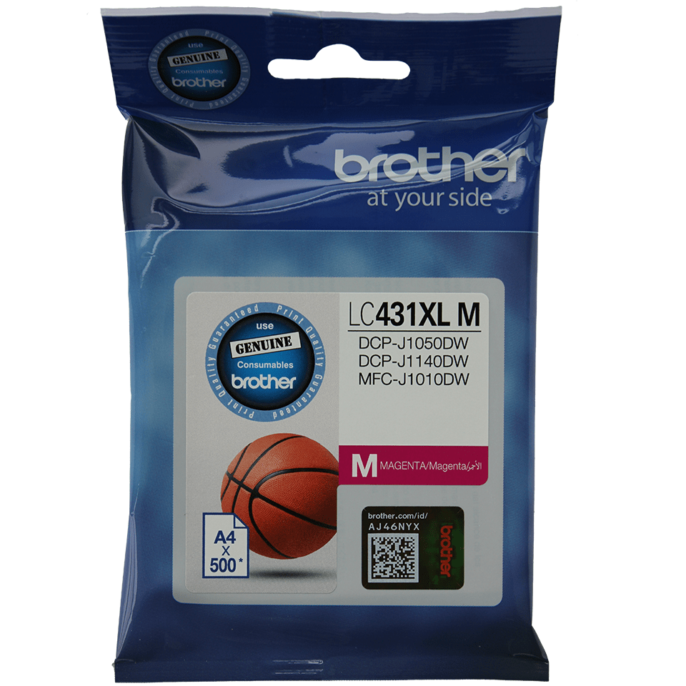 Brother LC431M/LC431XLM Ink Cartridge Magenta