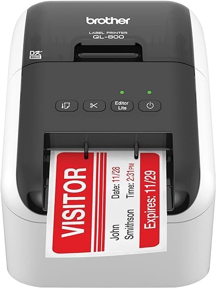 Brother QL-800 Desktop Therman Label Printer 2 Colour