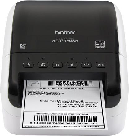 Brother QL1110NWB Desktop Thermal Label Printer Wide Format Wireless