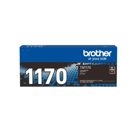Brother TN1170 Black Toner Cartridge – Genuine High-Quality Mono Laser Printer Supply
