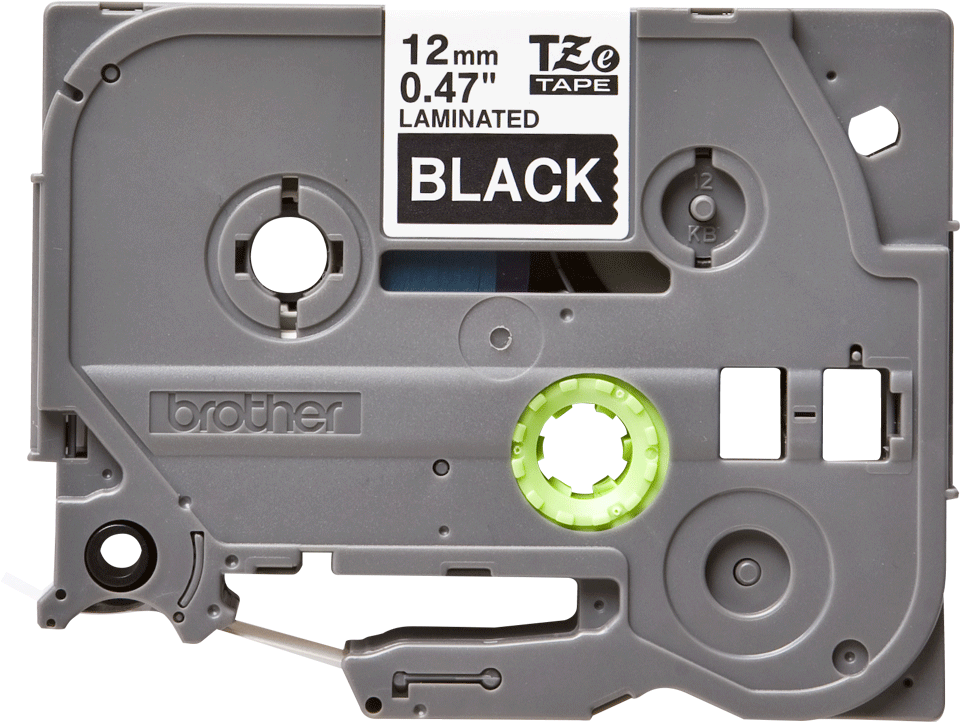 Brother TZe-335 Labelling Tape Cassette White on Black 12mm x 8m
