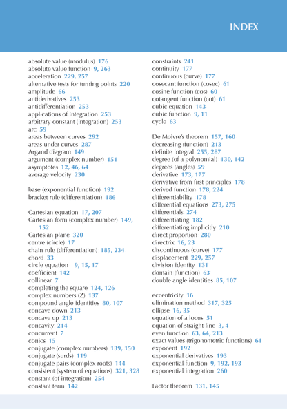 ESA Study Guide Level 3 Calculus