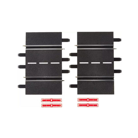 Carrera 1/4 Straights 2-Pack – Digital 124/132 & Evolution Compatible