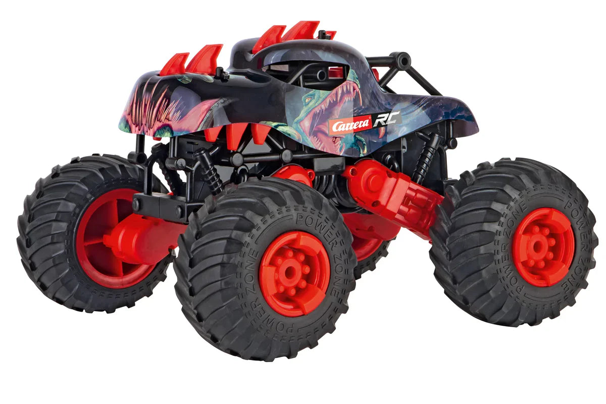 Carrera 1:16 2.4GHz Remote Control Dino Car – Stunts, Speed & 4WD Action
