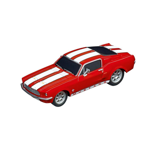 Carrera Ford Mustang '67 Racing Red Slot Car – 1:43 Scale GO!!! Classic Sports Car