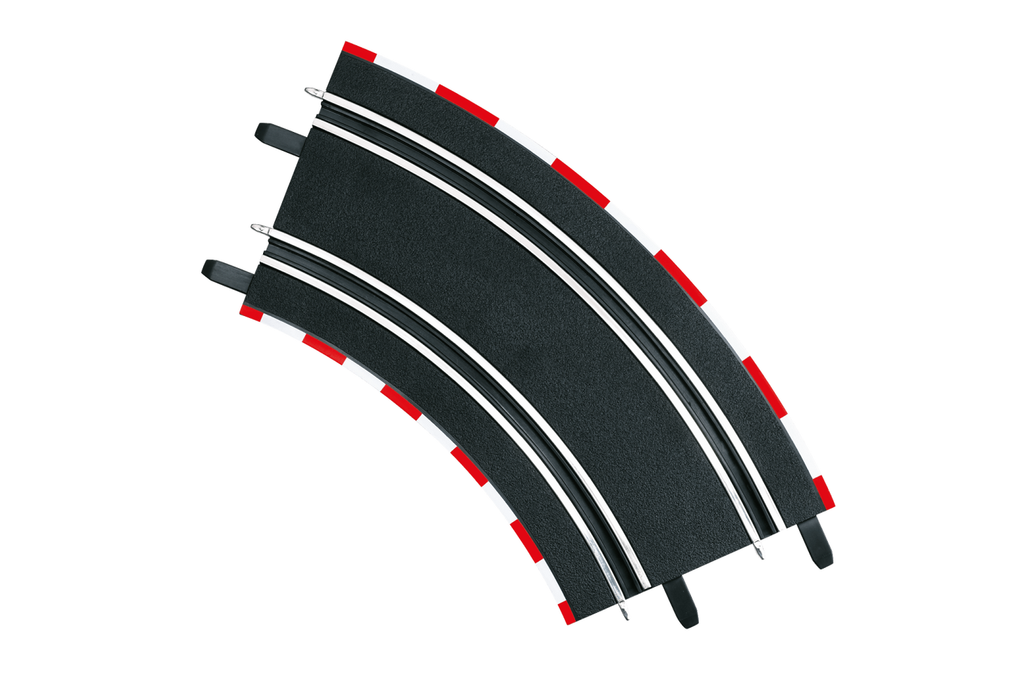 Carrera GO!!! Curve 2/45 4pk – Slot Car Track Extension for 1:43 Scale