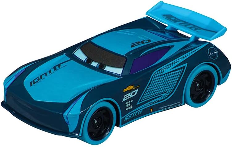 Carrera GO!!! Disney Cars Glow Racers Slot Car Set – 6.2m Track with Loop & Light Effects