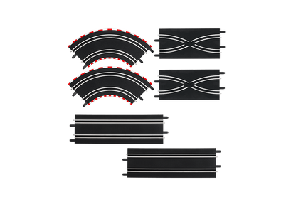 Carrera GO!!! Extension Set 1 – 6pk Track Expansion for 1:43 Racing Systems