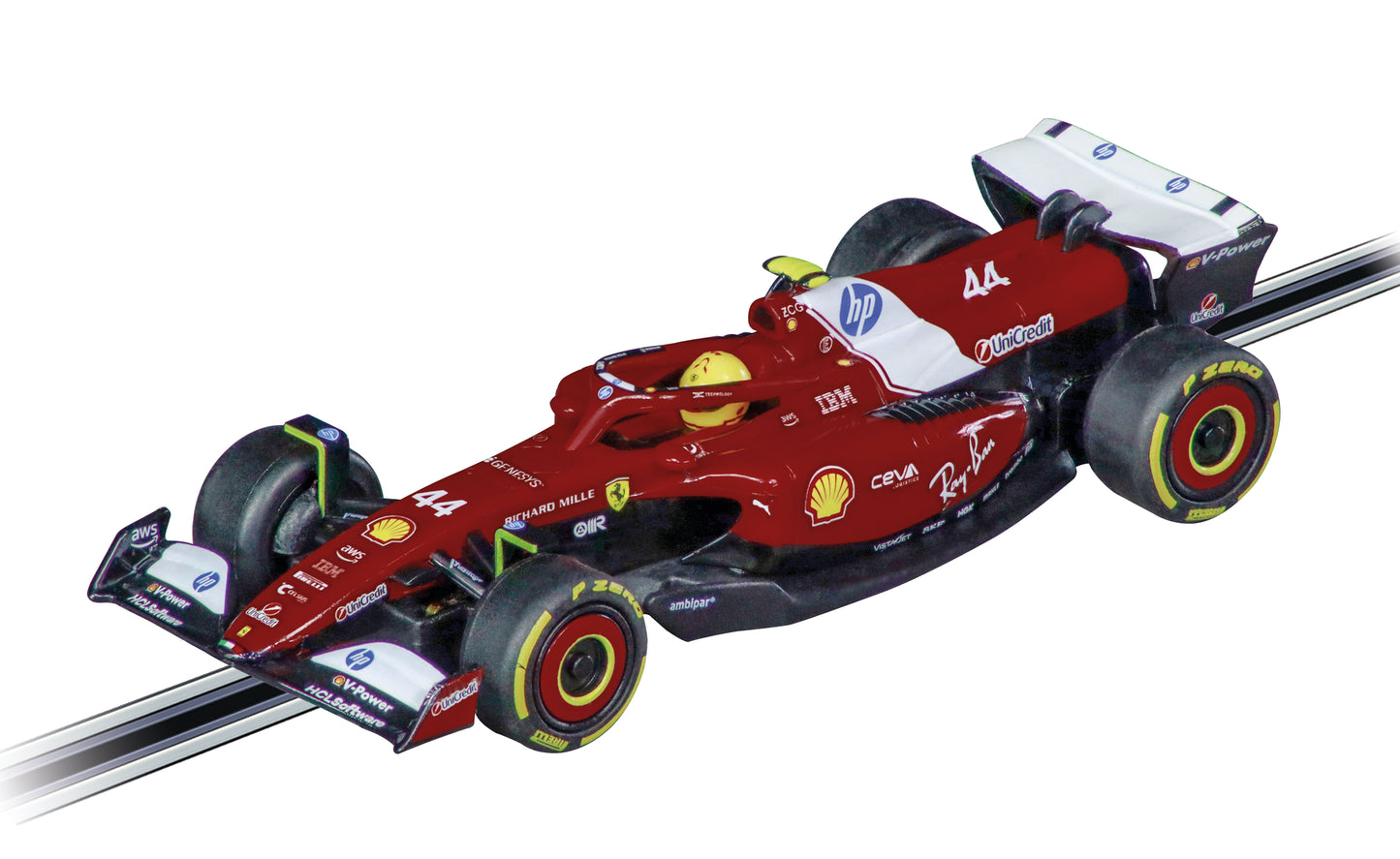 Carrera GO!!! Ferrari SF-25 "Lewis Hamilton No.44" 2025 Slot Car – 1:43 Scale
