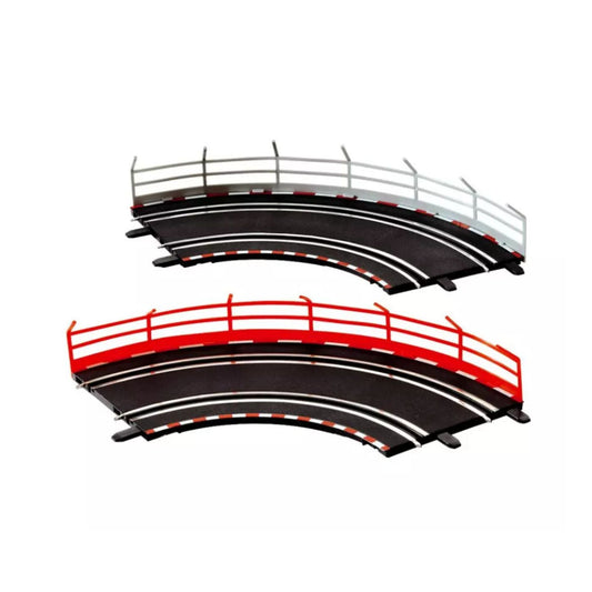 Carrera GO!!! Guardrail Fence – 1:43 Safety Fences for Slot Car Race Tracks
