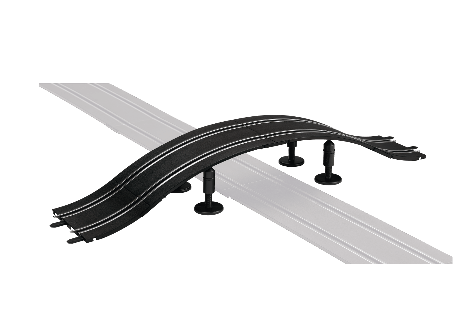 Carrera GO!!! Hump Track / Bridge – 1:43 Slot Car Bridge & Camel Hump Extension Set