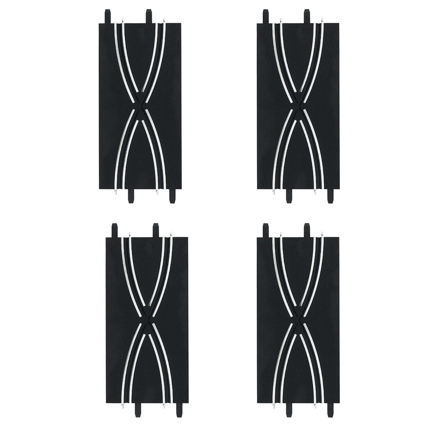 Carrera GO!!! Lane Change Section 4pk – 1:43 Slot Car Track Extension for Overtaking Action