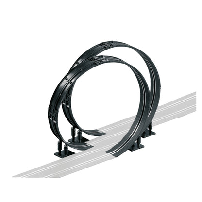 Carrera GO!!! Looping Set – 1:43 Slot Car Double Loop Extension for High-Speed Action