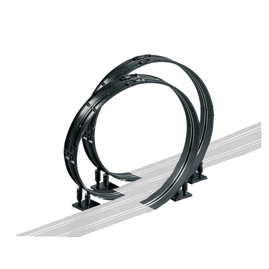 Carrera GO!!! Looping Set – 1:43 Slot Car Double Loop Extension for High-Speed Action
