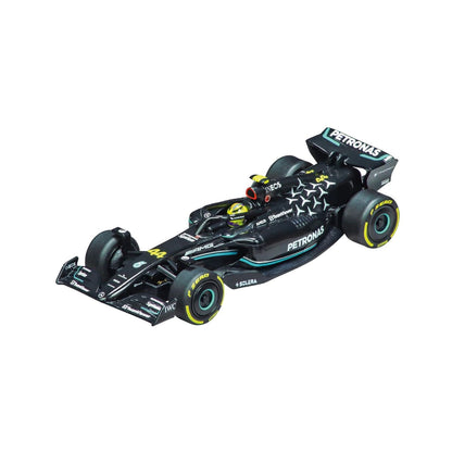 Carrera GO!!! Mercedes-AMG F1 W16 E Performance "George Russell No.63" Slot Car – 1:43 Scale