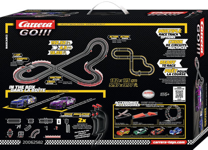 Carrera GO!!! 62582 NASCAR Talladega Competition Electric Powered Slot Car Racing Set