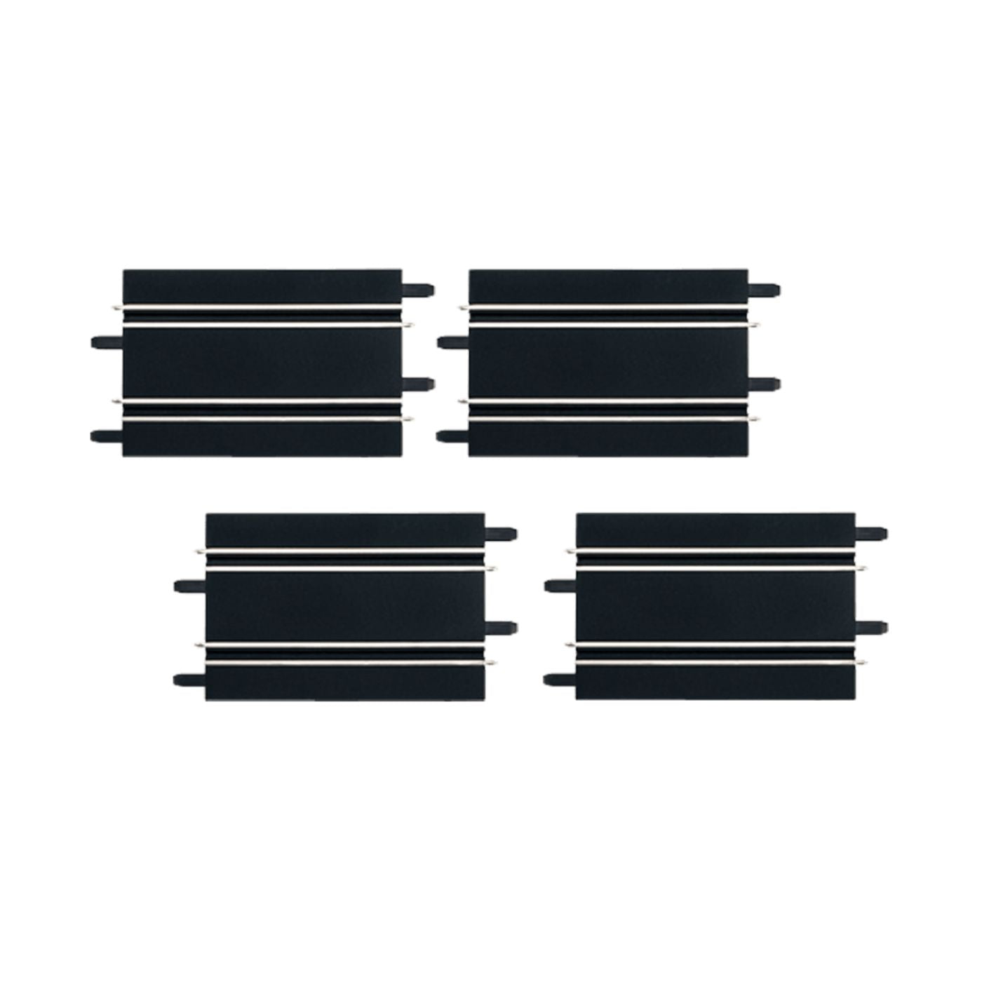 Carrera GO!!! Straight Track 17cm – 4-Pack (1:43 Scale)