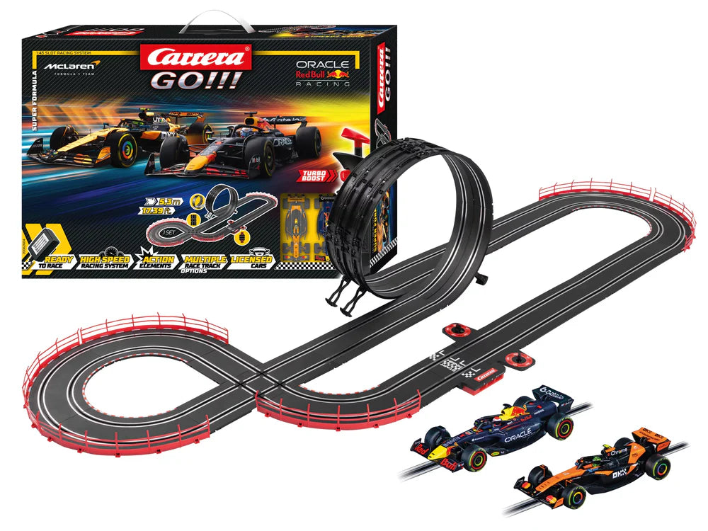 Carrera GO!!! Super Formula Set – Verstappen vs Norris 5.3m Track